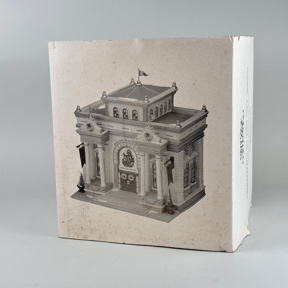 Dept 56 Heritage Museum of Art Christmas in the City Village 5883-1 NOS - Picture 2 of 4